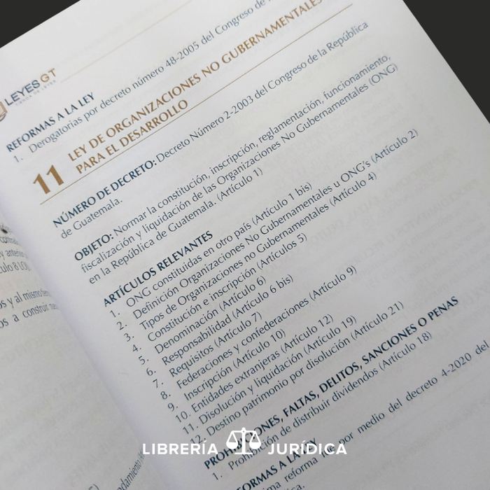 Guía de Estudio de Leyes Conexas FasePrivada