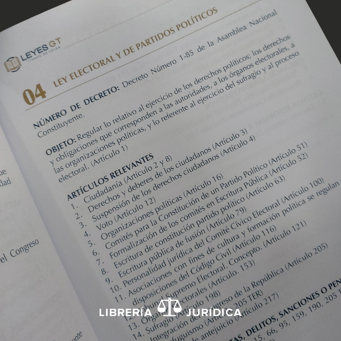 Guía de Estudio de Leyes Conexas Fase Pública