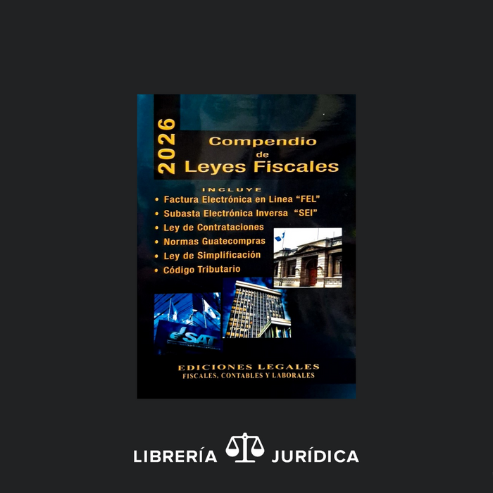 Compendio de Leyes Fiscales 2026 (Tamaño Carta)