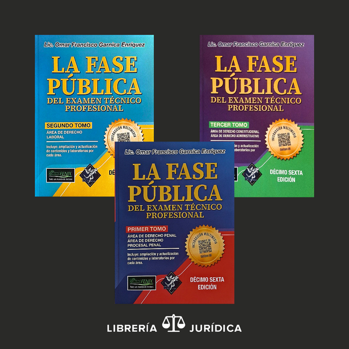 La Fase Pública Del Examen Técnico Profesional (3 tomos)