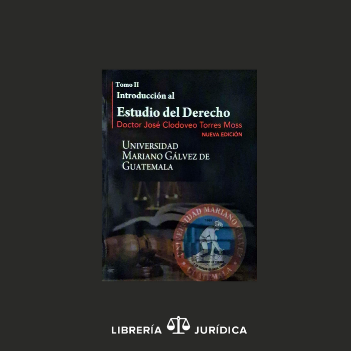 Introducción al derecho Tomo 2 Clodoveo Torres Moss