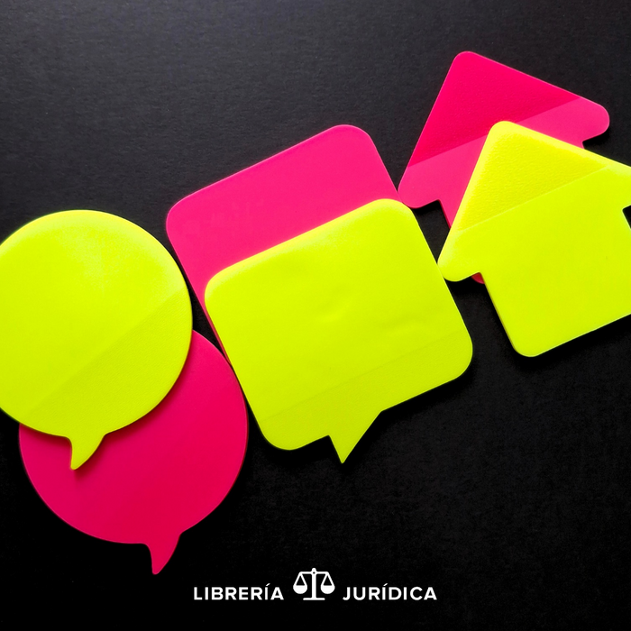 Notas Adhesivas Semitransparentes 30 hojas.