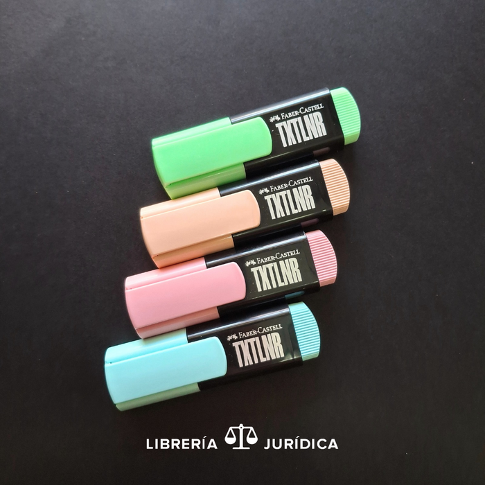 Set de 4  Resaltadores Mini Color Pastel