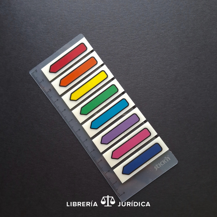 Flechas Marginadas 8 Colores (120 unidades)