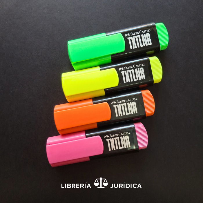 Set de 4  Resaltadores Mini Color Neón