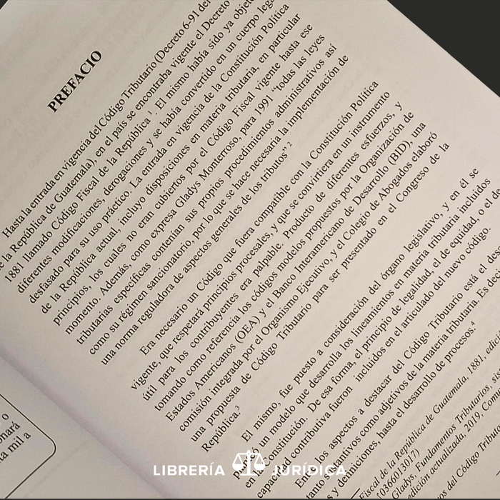 Código Tributario, Concordado Comentado y Notas de Jurisprudencia de la CC, y Corte Suprema de Justicia, Exposición de Motivos.
