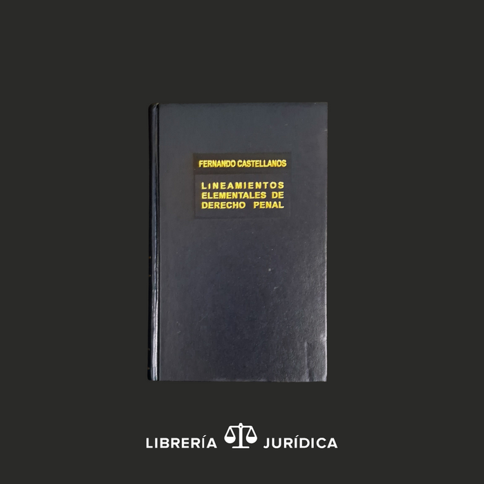 Lineamientos Elementales de Derecho Penal
