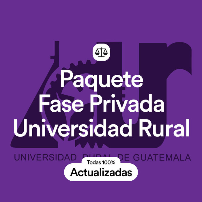 Paquete Universidad Rural Fase Privada