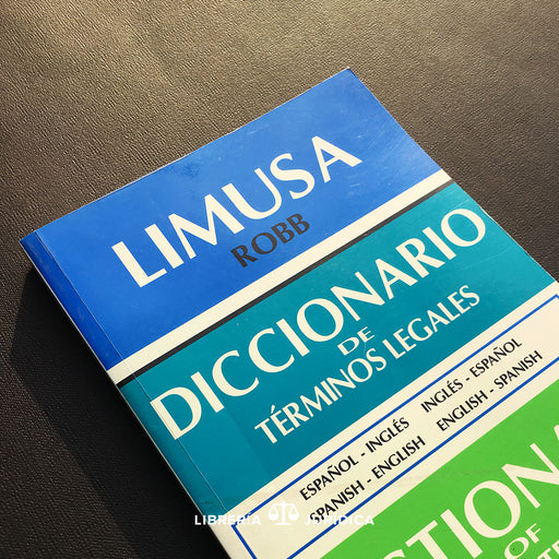 Diccionario de Términos Legales Inglés-Español - Libreria Juridica 