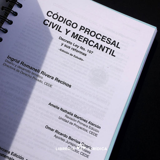 Código Procesal Civil y Mercantil (Edición de Estudio) - Libreria Juridica 