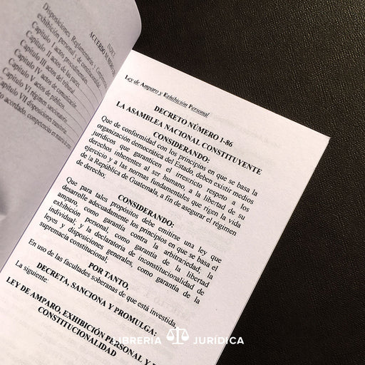 Ley de Amparo Exhibición Personal y de Constitucionalidad (edición sencilla) - Libreria Juridica 