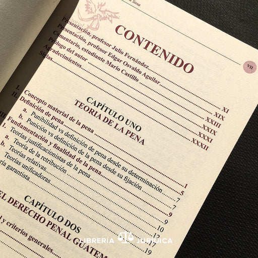Derecho Penal Guatemalteco (Penas y Medidas de Seguridad) - Libreria Juridica 