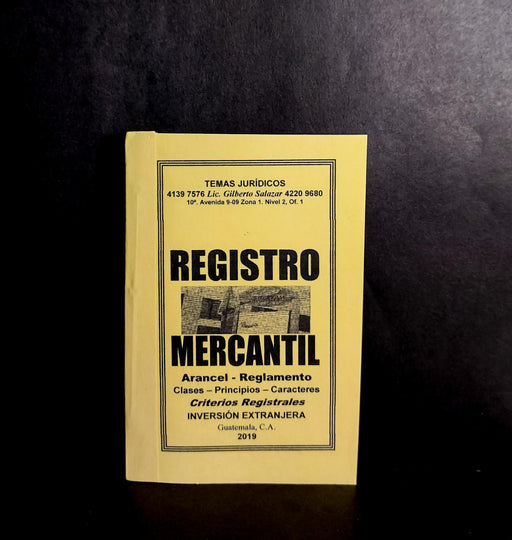 Registro Mercantil - Libreria Juridica 