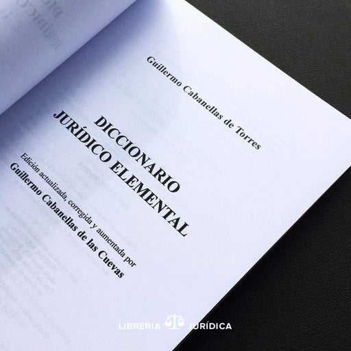 Diccionario Jurídico Elemental - Libreria Juridica 