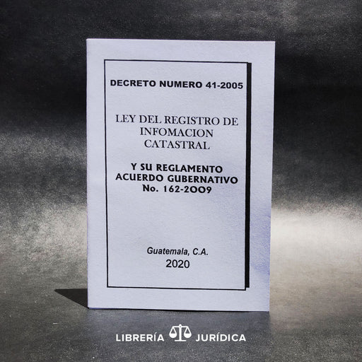 Ley del Registro de Información Catastral -RIC- - Libreria Juridica 