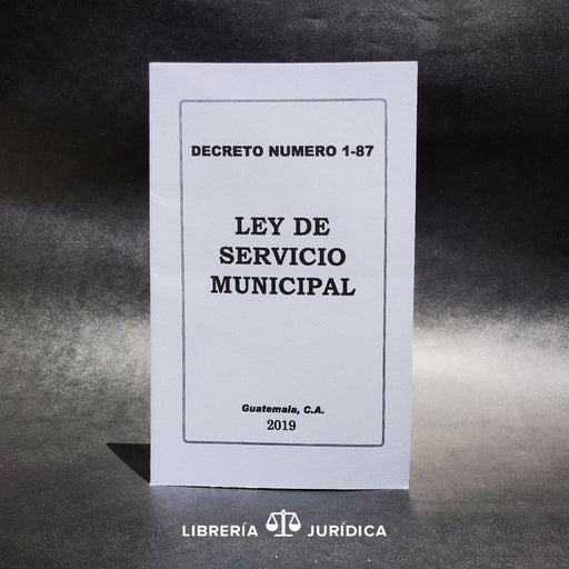 Ley de Servicio Municipal - Libreria Juridica 
