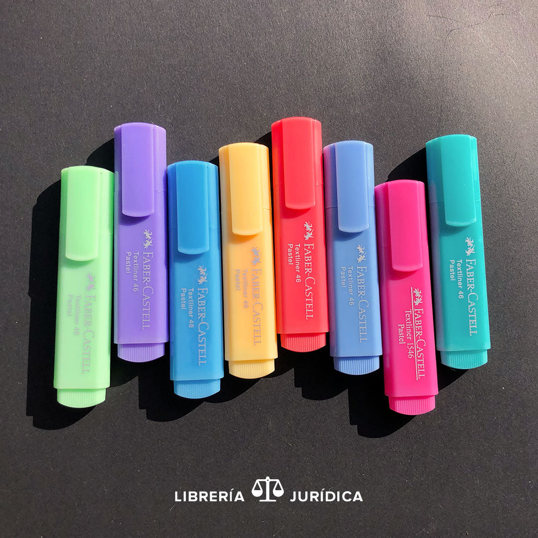 Set de Marcadores Resaltadores Color Pastel— Libreria Juridica